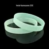 Pulseira Esportiva de Silicone Luminosa Fluorescente para Corrida para Crianças e Adultos Pulseira para Reunião Esportiva Luminosa Colorida