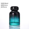 En stock Nueva Botella Transparente de Aromaterapia con Boca de Embudo Botella de Incienso de Vidrio de Colores para Sala de Estar del Hogar Botella de Fragancia con Varilla de Ratán sin Fuego