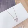 Colar feminino Mori girls com pétalas microincrustadas de zircônia, nova corrente para clavícula da moda da rede coreana e japonesa, atacado