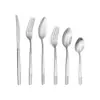 Juego de Cubiertos Acero Inoxidable 410 Mango Martillado Mango Creativo Cubiertos Occidentales Cuchillo Tenedor Cuchara Cucharilla de Té Cucharilla de Café Juego