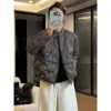 2026 Nueva Moda Chaqueta Acolchada de Algodón con Cuello Alto para Mujer, Cálida de Manga Larga Ajuste Holgado Estilo Coreano Versátil Ligera Corta Chaqueta de Algodón