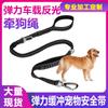 Correa para Perro Amazon Transfronteriza, Correa para Paseo de Perro Mediano y Grande, Cadena de Cuerda P Reflectante Elástica con Hebilla de Bloqueo Antiexplosión