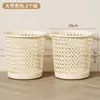 Lixeira para Sala de Estar, Quarto, Cozinha, Vaso Sanitário, Banheiro, Grande Capacidade Escritório Cesto de Papel Vazado de Plástico Sem Tampa
