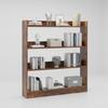 Rack de Armazenamento Simples para Apartamento Pequeno Estante para Sala de Estar Estante de Exibição Estante para Estudo em Casa Estante de Parede a Teto com Múltiplas Camadas