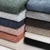 Tela de chenilla Hilo de bucle Material Lana de cordero Tela para sofá Cubierta de sofá engrosada Cojín Tela de terciopelo Teddy