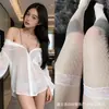 Ropa interior sexy nueva Bai Ling gasa transparente tentación cama de novio pasión cadena sexy forro