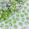 8*10mm Largo Recto Joyería para Uñas Diamante de Punta Inferior Forma Especial Popular en Xiaohongshu Material de Uña Portátil Diamante para Uñas al por Mayor