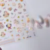 Adesivos em Relevo Coelho Tridimensional Anjo Adesivos de Arte para Unhas Adesivos de Coelhinho Amor Cartoon Adesivos Atacado