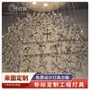 Lustre de cristal para sala de estar de villa, luz de cristal para hall de pé-direito alto de duplex, luz de escada, design floral, nova luminária de ferro de Zhongshan
