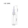 Venda por atacado 5ml10ml30ml transparente PET spray nasal frasco de spray direto chá cor frasco de medicina dividido pode ser personalizado