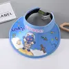 Chapéu de Sol Infantil Novo Estilo de Verão, Chapéu de Sol com Top Aberto para Meninos e Meninas, Chapéu de Proteção UV para Bebê, Moderno