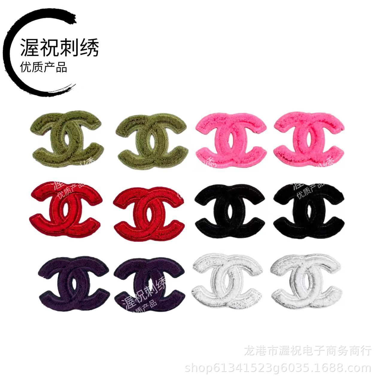 布贴刺绣款双C WZ-BTCXSC003
