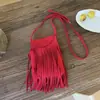 Bolsas de Nicho Transfronterizas para Mujer 2025 Nuevo Verano Vintage Mate Bolso Cruzado Estilo Coreano Más Vendido Ins Bolso con Borlas
