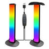 Luz de ambiente para micrófono de escritorio de venta caliente transfronteriza, luz de ambiente eléctrica Bluetooth para competición, soporte de exhibición para auriculares de juego de escritorio para computadora