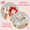 Gafas Estilo Coreano Conejo Miffy Goma para el Cabello Chica Dulce Versátil Lunares Scrunchie Dulce Cuerda para el Cabello de Chica Hada Goma para el Cabello