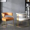Silla de Maquillaje, Recepción de Salón de Belleza, Sillón Individual, Silla para Salón de Uñas, Silla de Comedor de Lujo Ligero para Mahjong, Otro Metal