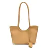 Bolsa de mano casual simple de moda para mujer, bolso de hombro elegante, bolsa tote de gran capacidad a la moda para el día a día, nuevo de verano 2026