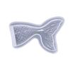 Tamaño espejo alto Cola de pez sirena gota de cola de pez pegamento UV arcilla molde de silicona manual DIY Molde