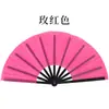 Abanico de Tai Chi Kung Fu, Abanico Rojo Sonoro, Abanico Plegable de Un Pie, Abanico de Baile Universal de Hueso de Plástico para Danza China y Artes Marciales, Venta al por Mayor