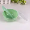 Bol para Mascarillas, Cuchara Mezcladora de Mascarillas para Salón de Belleza, Bol Mezclador de Mascarillas Caseras, Plástico para Cosméticos, Herramientas de Spa