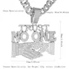 Senluo 2026 Nuevo Modelo Cadena Cubana Incrustada de Diamantes para Hombre Personalizada Tendencia Marca Confianza Nadie Colgante de Letra Collar de Aleación de Zinc