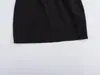 Vestido de alça sexy preto com strass, novo, para mulheres, estilo europeu e americano Fengchun 2024 6352