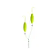 Doble anzuelo antienganche con plomo, doble anzuelo anti-deriva, anzuelo de pesca para exteriores listo para usar Iseni Golden Sea Hook, doble anzuelo antienganche