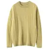 Outono/Inverno Novo Cashmere Puro Gola Redonda Rendada Tricô Pulôver Moderno Leve Macio Amigo da Pele Suéter Tamanho Único