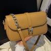 Bolsa Transversal Feminina Moda Versátil 2025 Verão Nova Bolsa de Ombro Moda Commuter Nicho Pequena Bolsa Quadrada