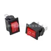 Suministro directo de fábrica fabricación profesional interruptor de botón rojo tres patas tres posiciones pata larga 10*15 interruptor barco D11