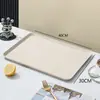 Conjunto de bandejas retangulares grandes nórdicas para uso doméstico, conjunto de xícaras de chá, bandeja de servir e prato de frutas de plástico moderno e criativo