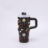 Copo Isolado de 14 oz Série Desenho Animado Natal Halloween Aço Inoxidável Mini Alça Personalização Multicolor