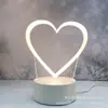 Cross-border acrílico dia das mães 3d luz noturna criativa natal crianças roda gigante mãe presente atacado luz LED