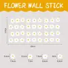 Pegatinas de pared bohemias, decoración de pared, pegatinas de pared de PVC para habitación infantil, pegatinas para ventanas, pegatinas de margaritas, papel tapiz para dormitorio