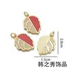 Collar de Estrella Arcoíris Colgante Turquesa Lindo Chapado en Oro Microincrustado Circonita Accesorios para Manualidades Joyería al por Mayor