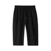 Pantalones Cortos Deportivos Casuales de Nylon Elástico en Cuatro Direcciones de Seda Helada para Hombre, Pierna Recta, Elásticos, Secado Rápido, Ajustados, Venta Transfronteriza