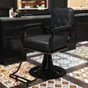 Silla Retro Pomada para Hombre Salón de Barbería Peluquería Silla Reclinable Afeitado Facial Permanente Coloración Asiento de Peluquería