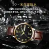 Marca Suiza Resistente al Agua Luminoso Reloj para Hombre Ultra Delgado de Cuarzo Transmisión en Vivo Douyin Modelo Caliente de Comercio Exterior Dropshipping
