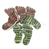 Estampado de ajuste multicapa EVA pies pequeños forma de manzana piña juguete de esponja tarjeta