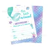 Zz015 Invitación de Concha de Sirena Estrella de Mar Invitación Vacaciones Cumpleaños Invitación Frontal