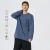Camiseta Raglan G-stone Patchwork de Lã Manga Longa Camada de Isolamento de Ar Antiestática Confortável Elástica para Uso ao Ar Livre