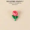 Nuevas Pegatinas de Resina de Flor de Rosa 3D Hechas a Mano DIY Accesorios para el Cabello Funda de Teléfono Llavero Decoraciones Accesorios Pequeños