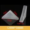Protectores de Esquina de Plástico Ecológico en Ángulo Recto para Azulejos, Vidrio, Marcos de Fotos, Placas de Roca, Muebles, Empaques Transparentes, Protectores de Esquina Blancos