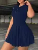 2025 Novo Cruzamento de Fronteira Amazon Estilo Europeu e Americano Cruzamento de Fronteira Moda Feminina Simples Cor Sólida Vestido Camisa com Cintura