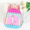 Mochila de verão de silicone infantil 2022 nova tendência versão coreana de todos os fabricantes de bolsas de unicórnio de desenho animado fofo atacado