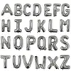 Versão Americana Tamanho Slim Letras Maiúsculas do Alfabeto Inglês Decorativas Az Balão de Folha de Alumínio Decorativo de Letra Az 16 polegadas Aniversário