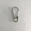 Fabricante de Mosquetão Pequeno Venda Direta Chaveiro de Liga de Zinco Fivela de Cachorro Metal Galvanizado Polido Fino Pingente de Chave com Fivela de Mola
