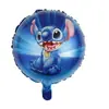 Set de Globos de Película de Aluminio Rosa Stetzai Globo de Stich Decoración de Cumpleaños Infantil Globo de Película de Aluminio de Dibujos Animados