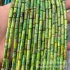 4 * 13mm natural imperador tubo de pedra contas soltas contas diy artesanal frisado pedra natural cilíndrica barril contas espaçador contas