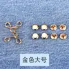 Herramienta para ceñir la cintura sin coser, Ajustador de cintura de jeans desmontable, Botón de metal ajustable para ceñir la cintura